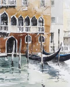 Watercolor Paintings of Venice,Italy